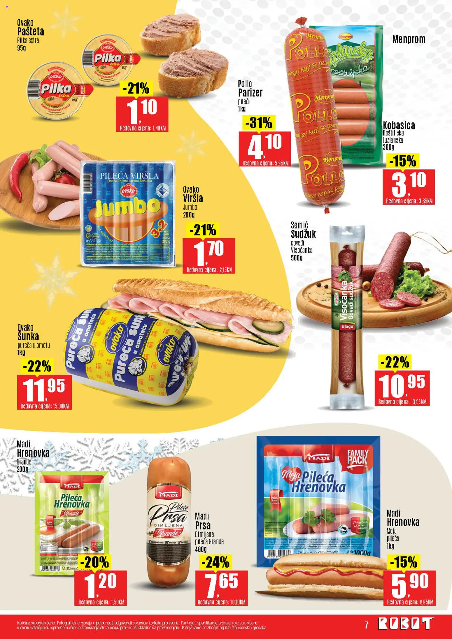 Pregled letka Katalog trgovine Robot vrijedi od 2026.01.07