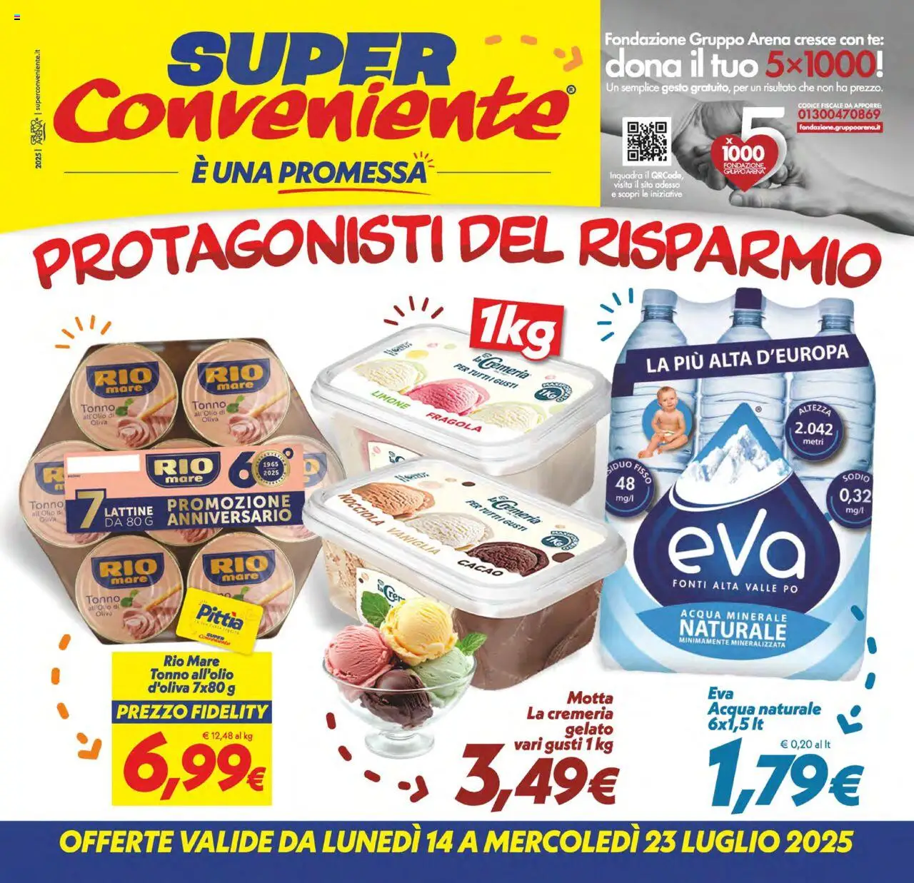 Volantino SuperConveniente valido da 14/07/2025 numero di pagina 1