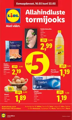 Lidl kliendilehe eelvaade alates 16.02.2026