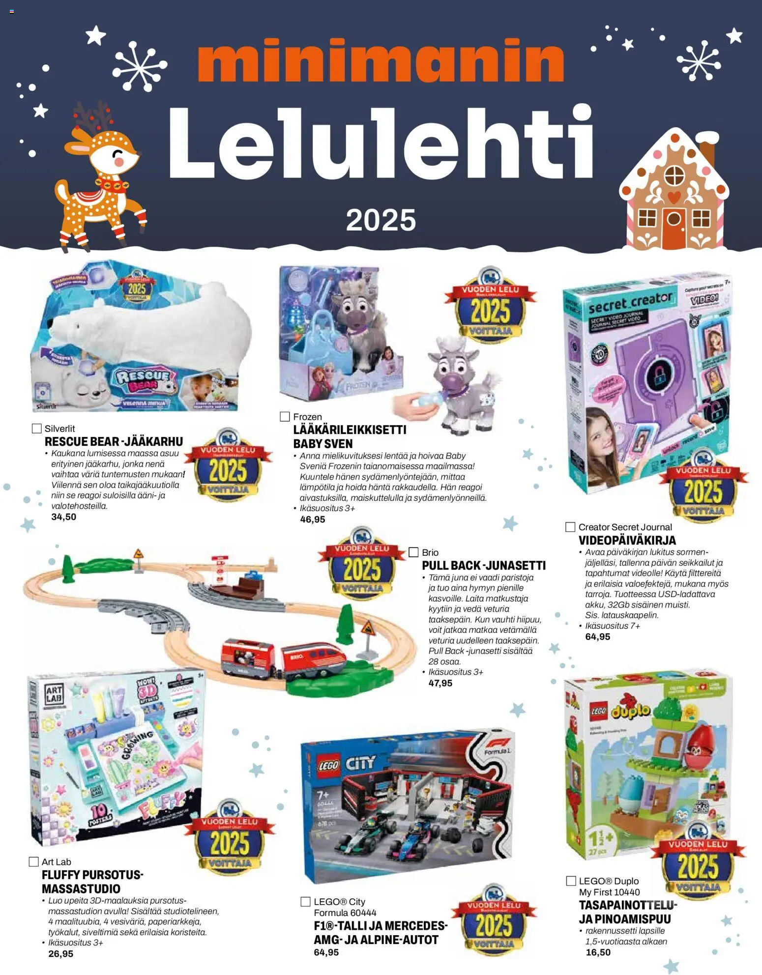 Kaupan Minimani Lelulehti 2025 esikatselu, voimassa 12/11/2025