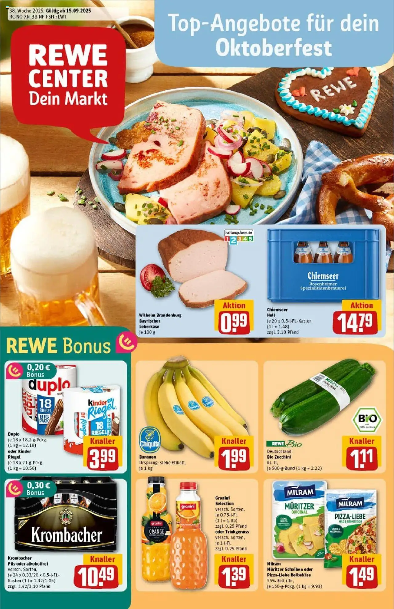REWE Prospekt ab 14.09.2025 nächste Woche - Prospekt Braunschweig	