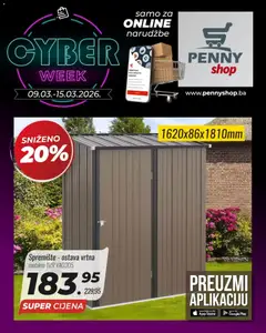 Pregled letka Penny Marketi Cyber Week trgovine Penny Marketi vrijedi od 09.03.2026