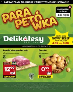 Pogląd gazetki "Potok Wielki Otwarcie" ze sklepu Delikatesy Centrum ważnej od 04.09.2025