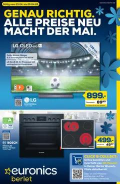 Vorschau von dem Prospekt des Geschäftes Euronics, gültig ab dem 23.04.2026