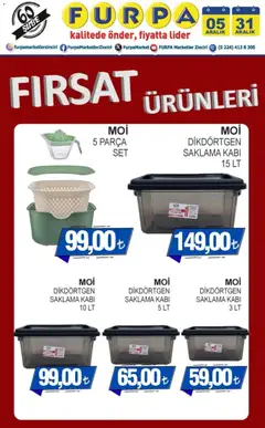 Furpa Fırsat ürünleri 05.12.2025 - Broşürünün önizlemesi