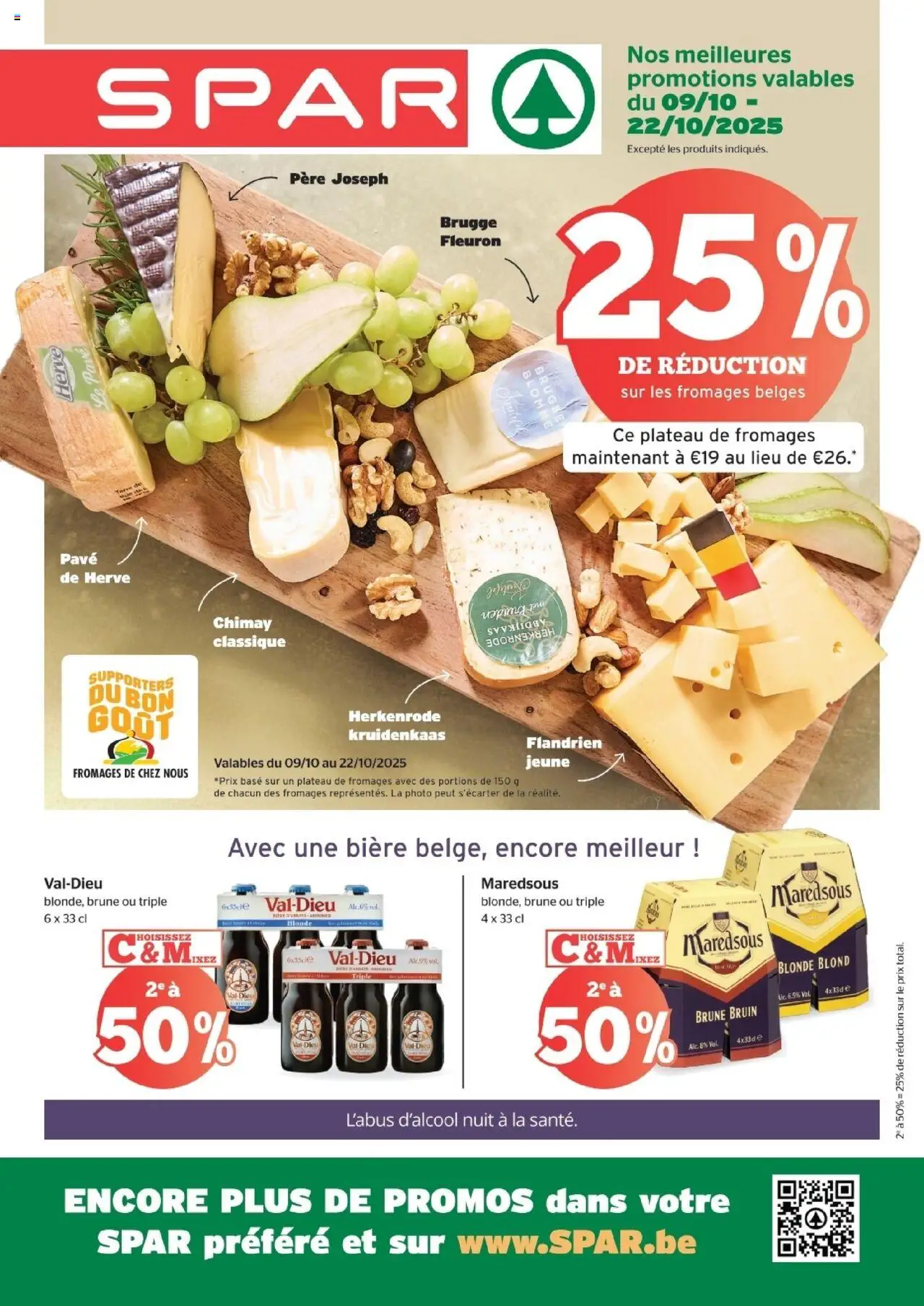 Spar shop Publicité geldig vanaf 09/10/2025 - Paginanummer 1 - NOS, La, Kruiden