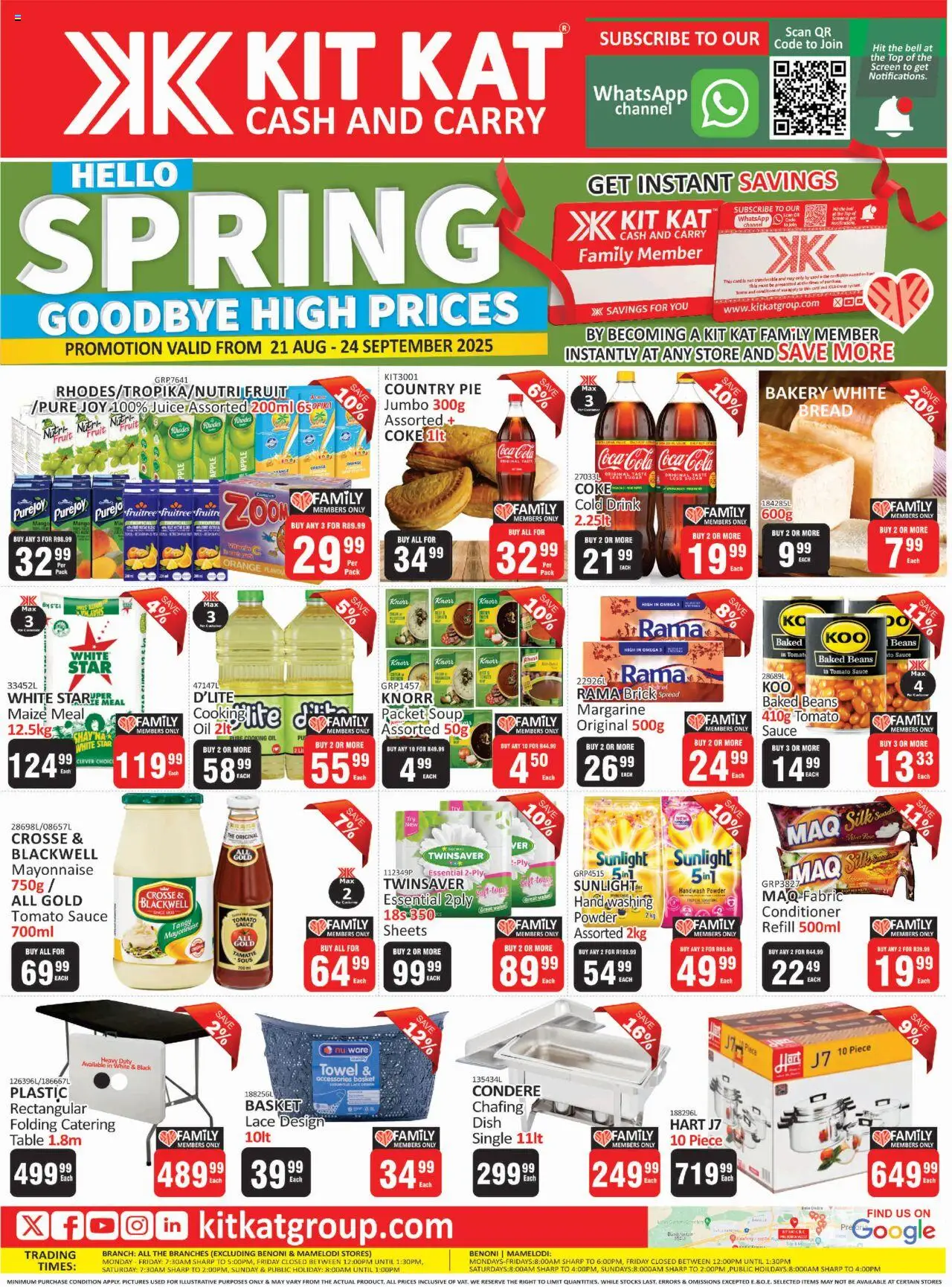 KIT KAT Cash & Carry Spring Leaflet Promotion from 21/08 - 24/09/2025 > Promotions
