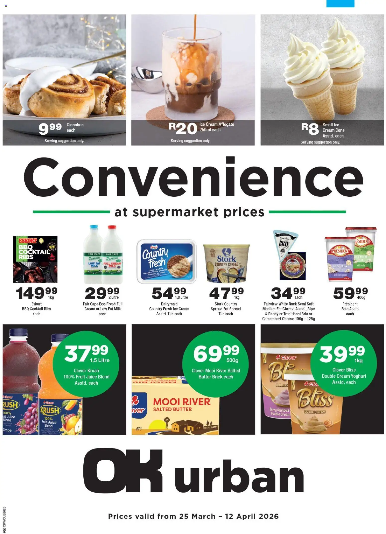 Preview of OK Foods flyer valid from 25/03/2026