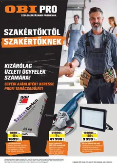 OBI - OBI Szakértőktől szakértőknek megtekintése, amely érvényes 2026.03.17.-től