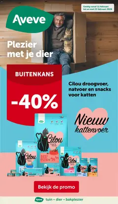 Prévisualisation de Folder du magasin Aveve formulaire valide 11/02/2026