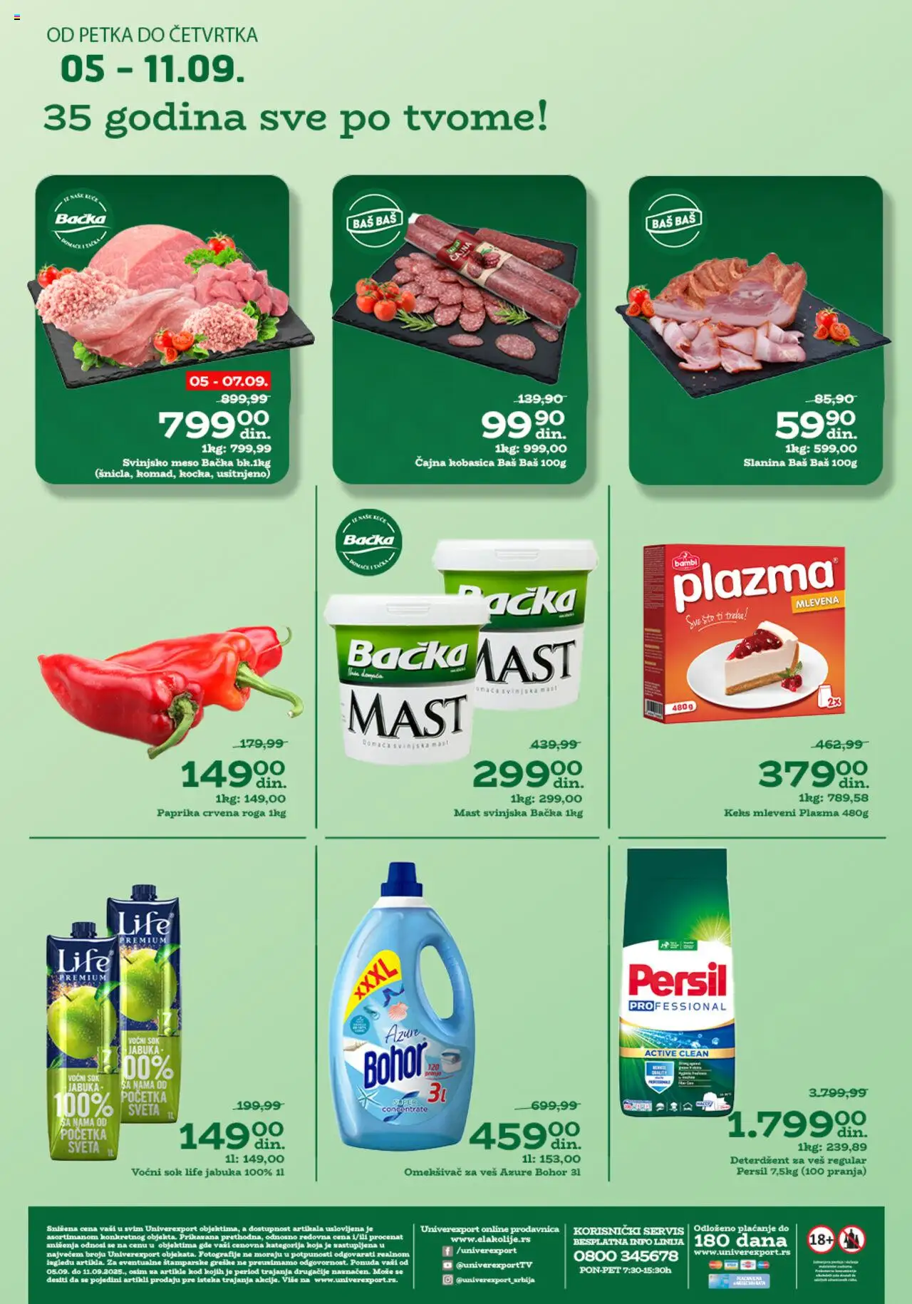 Univerexport katalog važi od 05.09.2025 - stranica 1