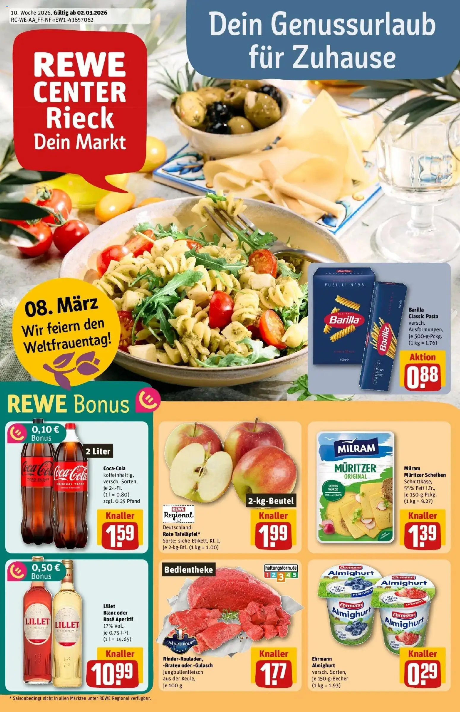 Vorschau von dem Prospekt des Geschäftes Rewe, gültig ab dem 02.03.2026