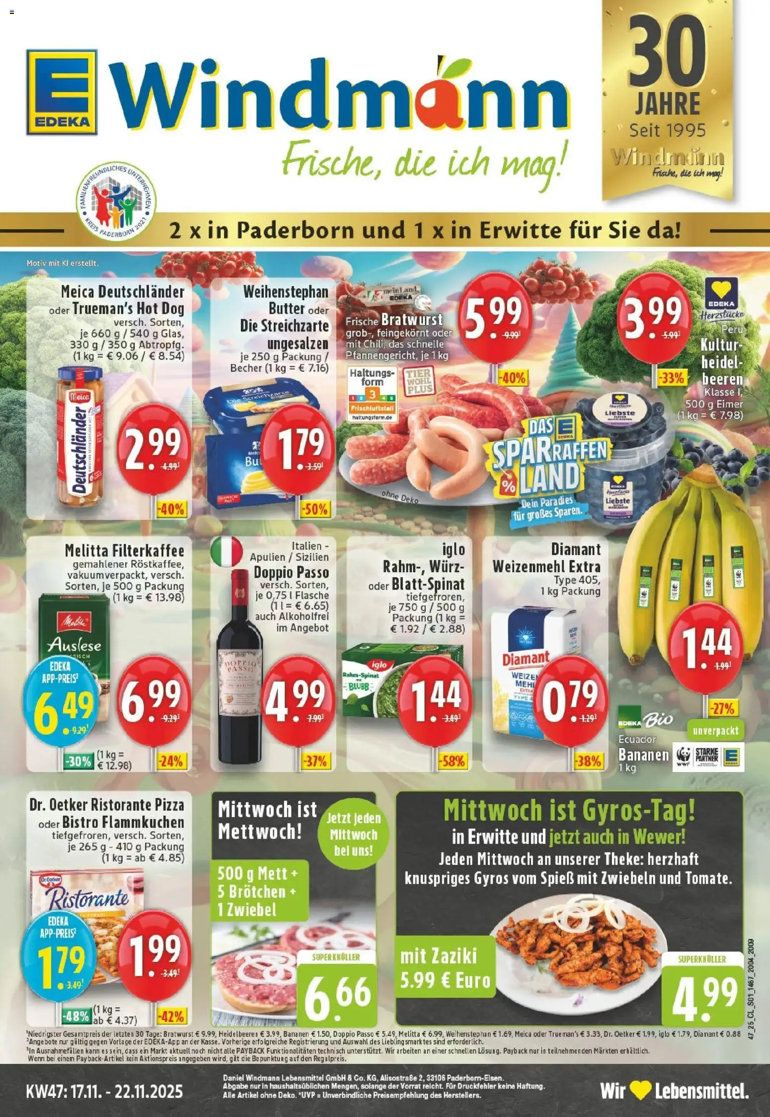 Vorschau von dem Prospekt des Geschäftes Edeka, gültig ab dem 17.11.2025