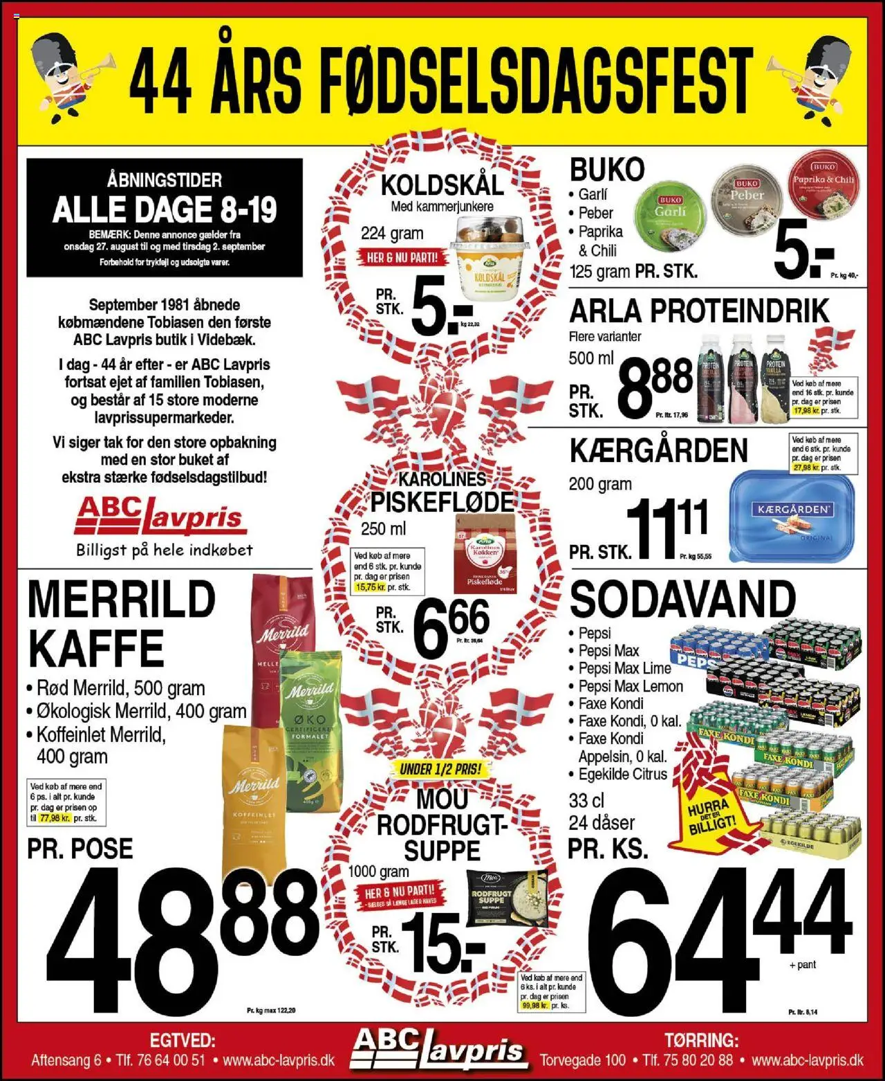 Abc Lavpris tilbudsavis gyldig fra 27/08/2025 - side 1