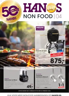 Voorbeeld van Non food folder van winkel Hanos geldig vanaf 09-02-2026