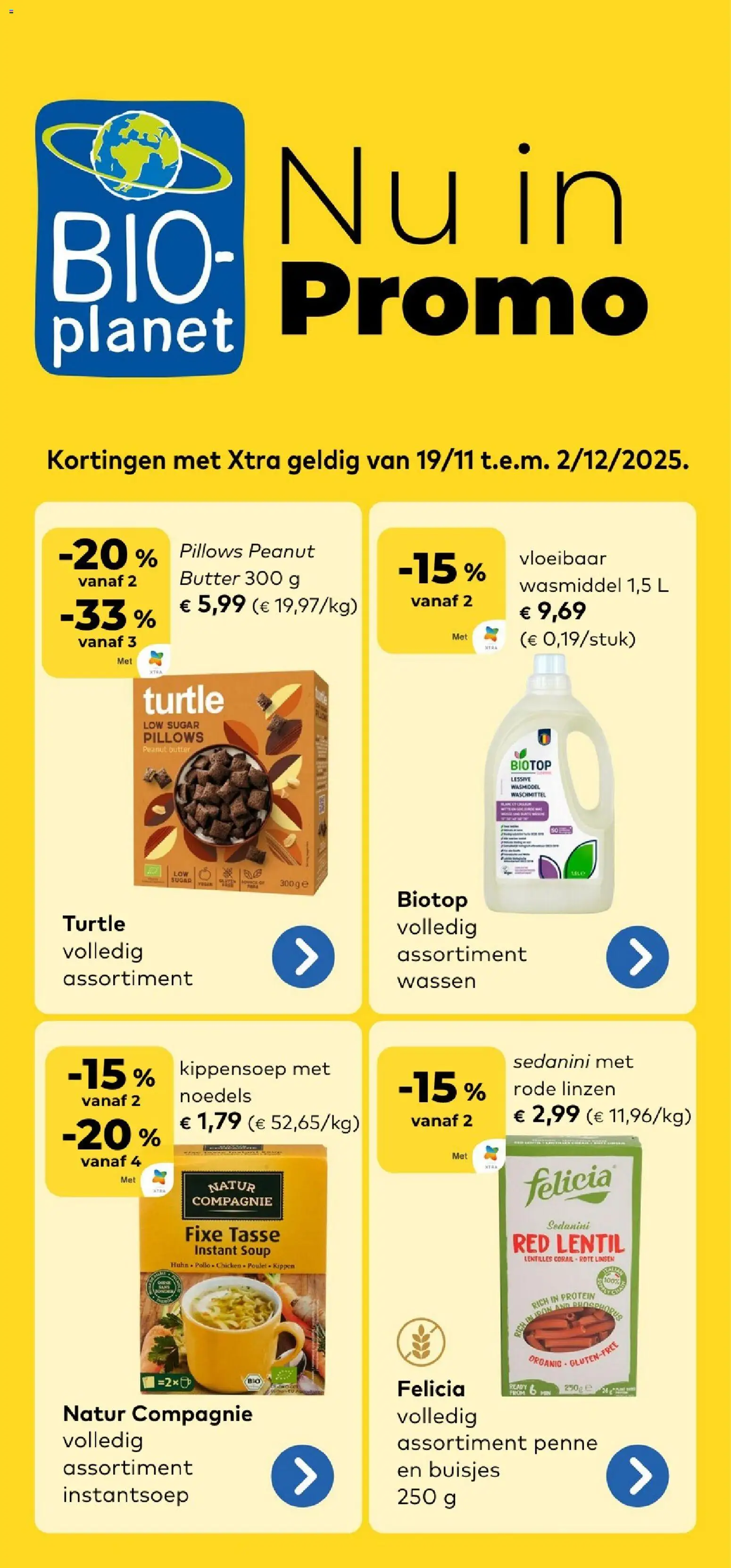 Voorbeeld van Folder van winkel BioPlanet geldig vanaf 19/11/2025