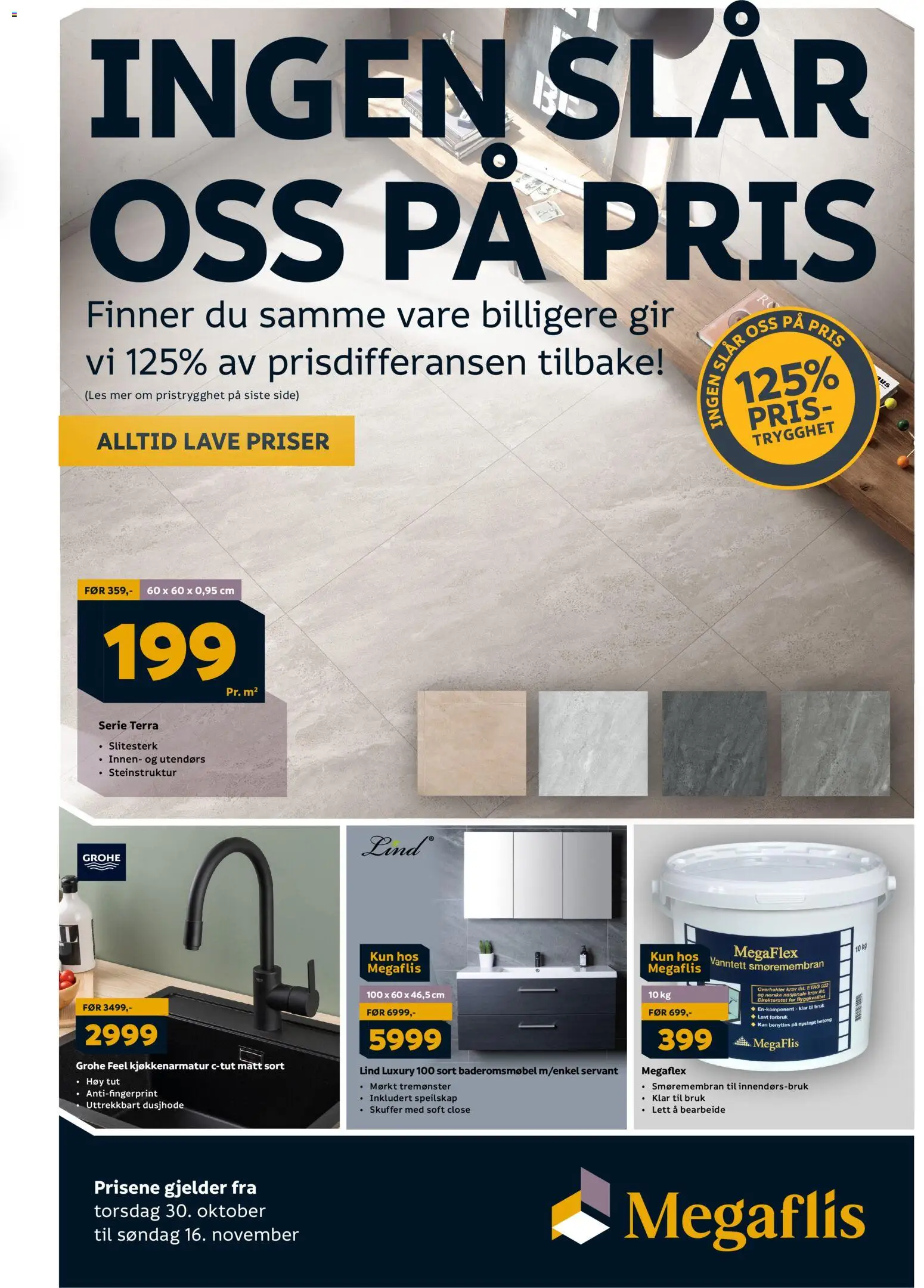 Kundeavis Megaflis gyldig fra 30/10/2025 - Sidenummer 1 - Servant, Speilskap
