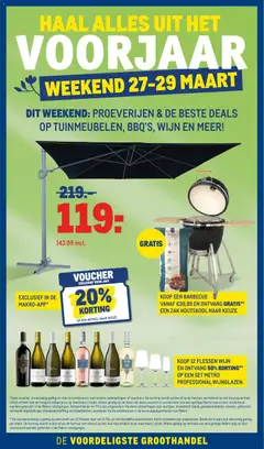 Voorbeeld van Makro folder - Voorjaarsweekend van winkel Makro geldig vanaf 27-03-2026
