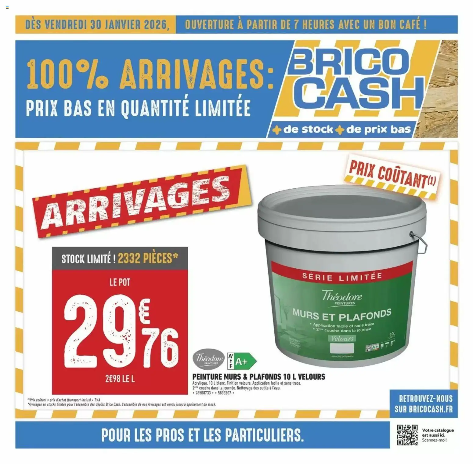 Prévisualisation de Catalogue du magasin Brico Cash formulaire valide 30/01/2026