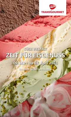 Vorschau der Angebote: Transgourmet Transgourmet Zeit für Eisgenuss gültig ab 09.03.2026