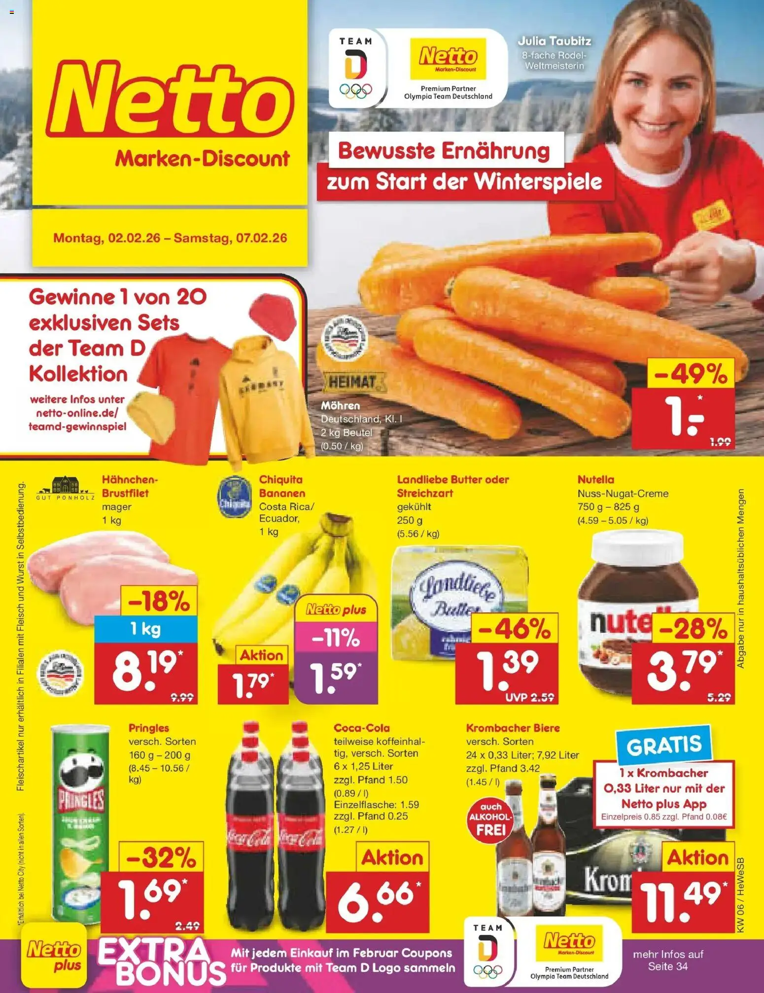 Vorschau von dem Prospekt des Geschäftes Netto Marken-Discount, gültig ab dem 01.02.2026
