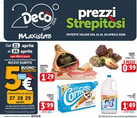 Anteprima dell'opuscolo Decò volantino MaxiStore Casamassima dal negozio Decò valido da 21/04/2026