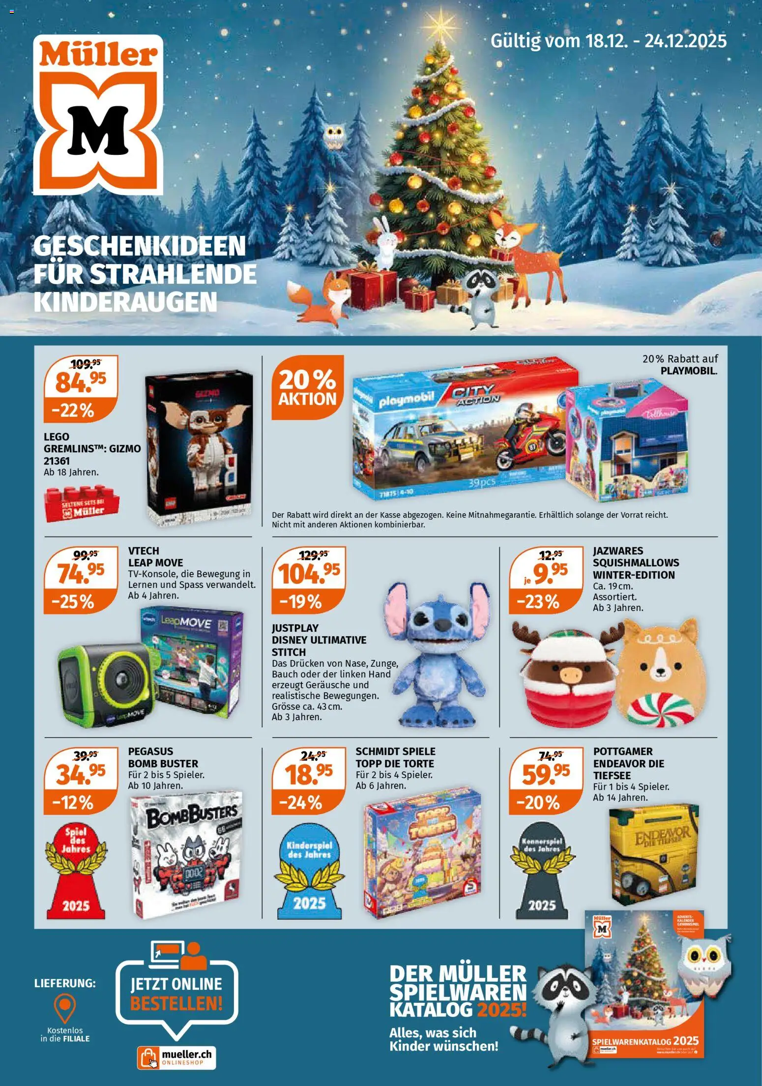 Vorschau des Merkblatts Aktionen Geschenkideen vom Shop Müller gültig von 18.12.2025 bis 24.12.2025