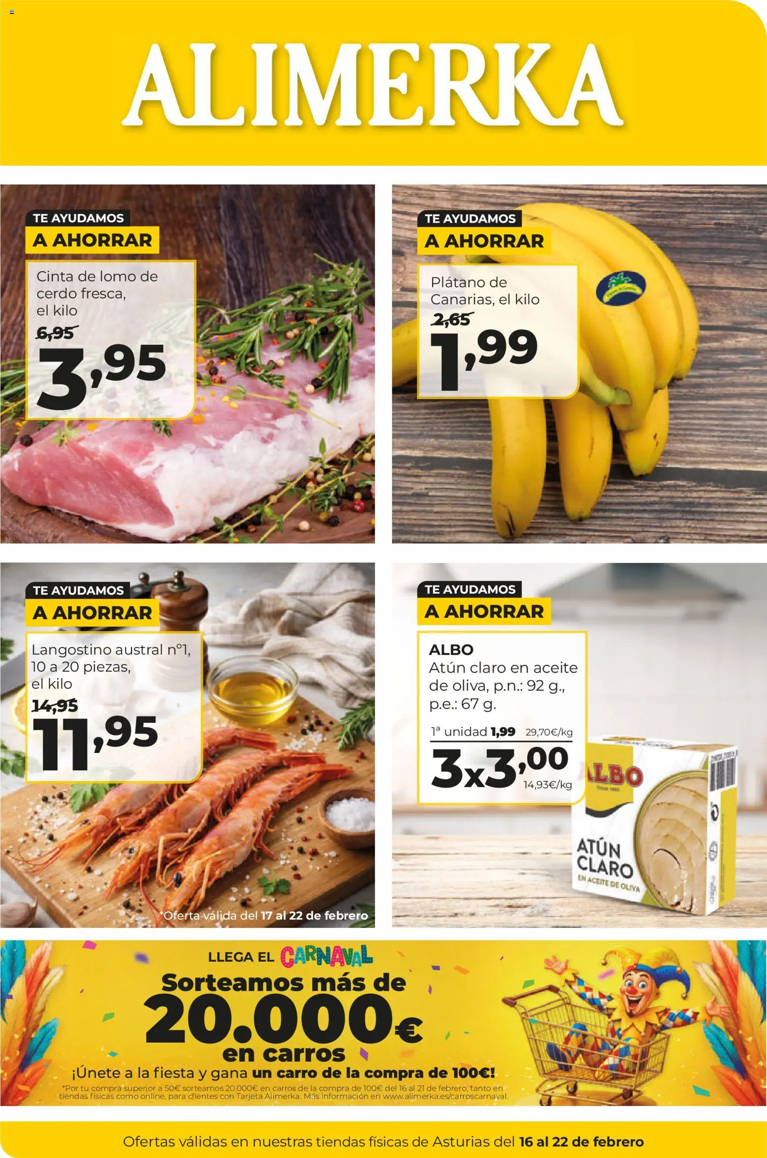 Vista previa del folleto de la tienda Alimerka válido desde el 16/02/2026 