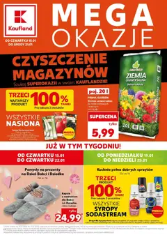 Pogląd gazetki "Mega okazje" ze sklepu Kaufland ważnej od 15.01.2026
