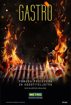 Pregled letka Gastro trgovine Metro vrijedi od 02.02.2026