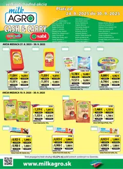 Náhľad Milk Agro letáku platného od 24.09.2025
