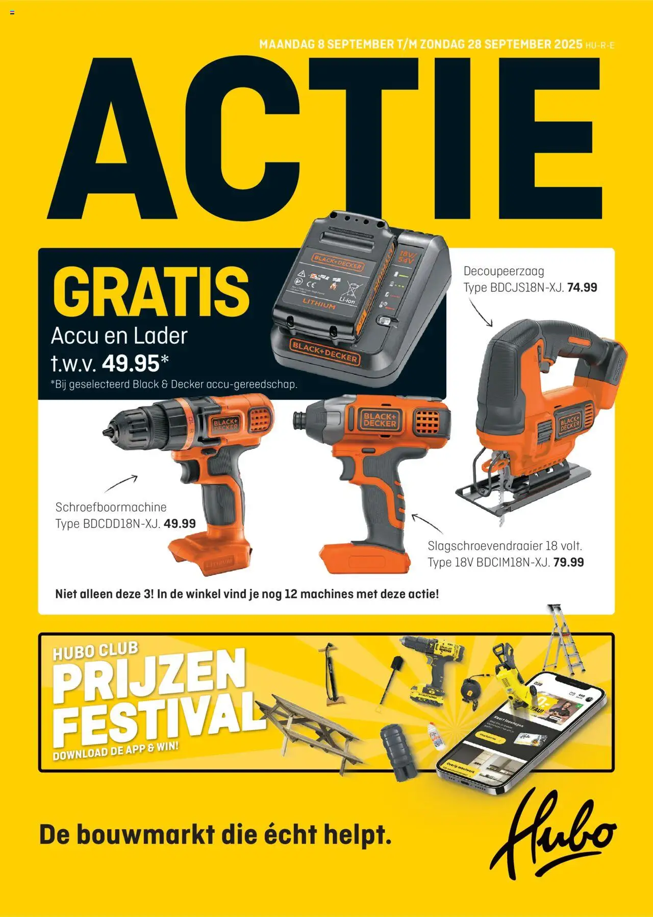 Hubo shop Folder geldig vanaf 08-09-2025 - Paginanummer 1
