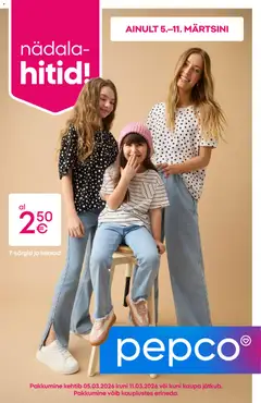 Pepco kliendilehe eelvaade alates 05.03.2026