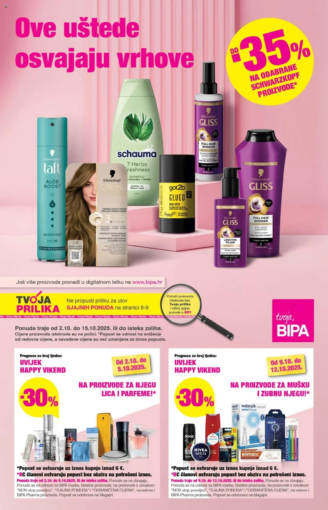 Bipa aktualni Katalog vrijedi od 02.10.2025 - tjedna akcija broj stranice 1