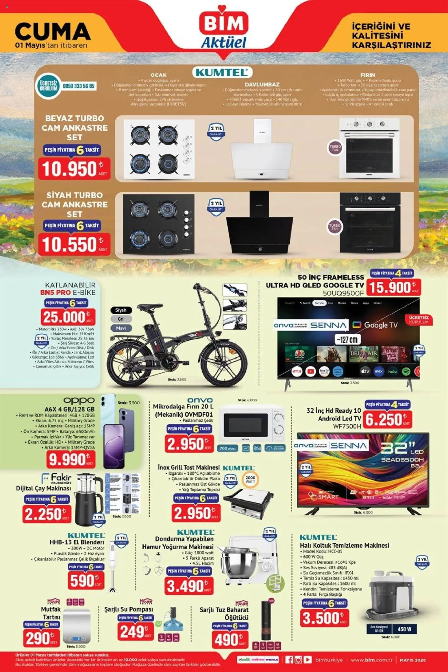 BİM BİM - Katalog Cuma 01.05.2026 - Broşürünün önizlemesi