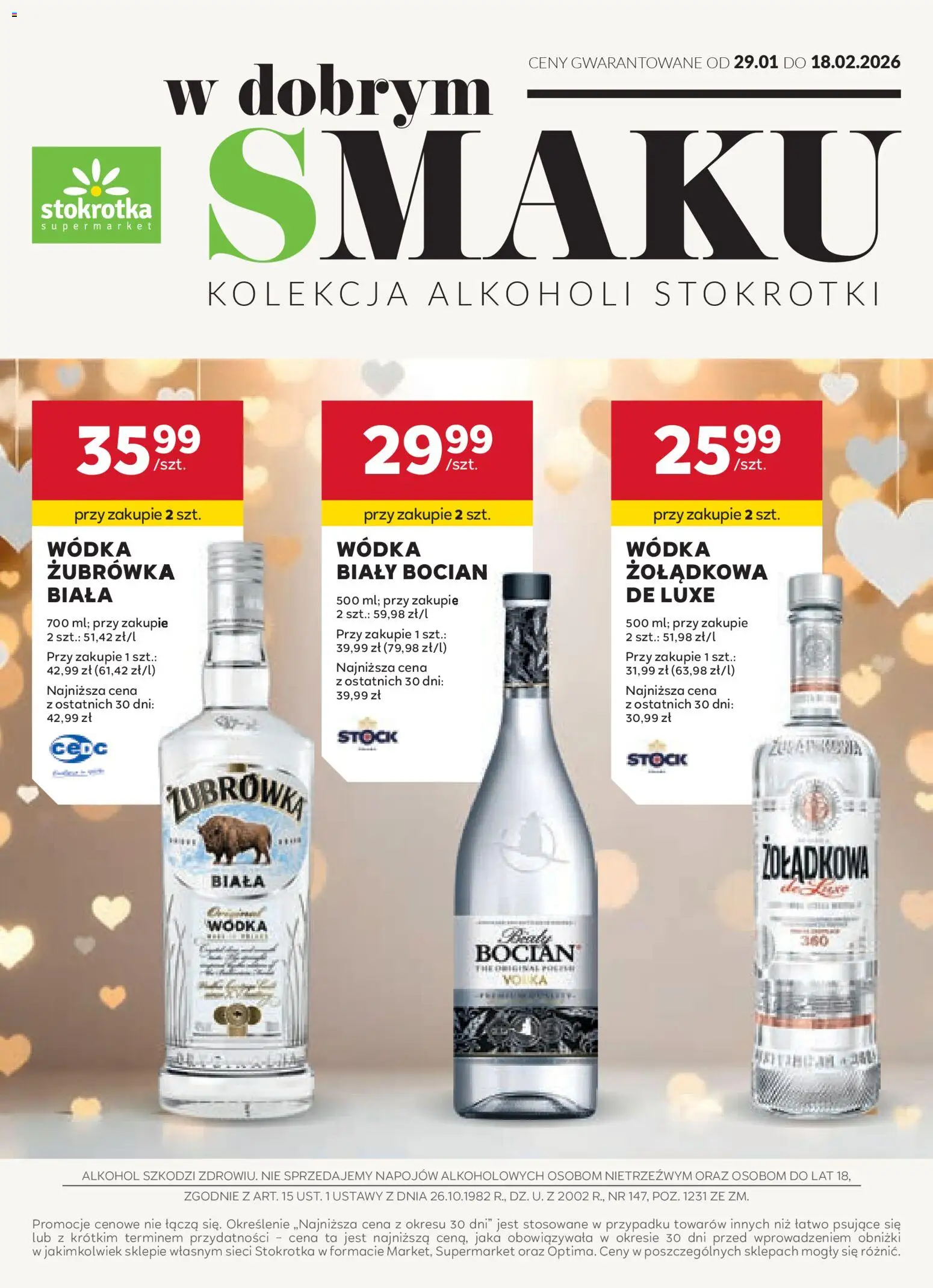 Pogląd gazetki "Oferta alkoholowa" ze sklepu Stokrotka ważnej od 29.01.2026