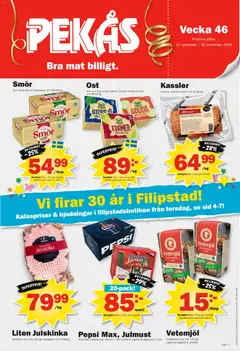Förhandsgranska reklamblad Aktuella reklamblad Pekås från butik Pekås gäller från 10/11/2025