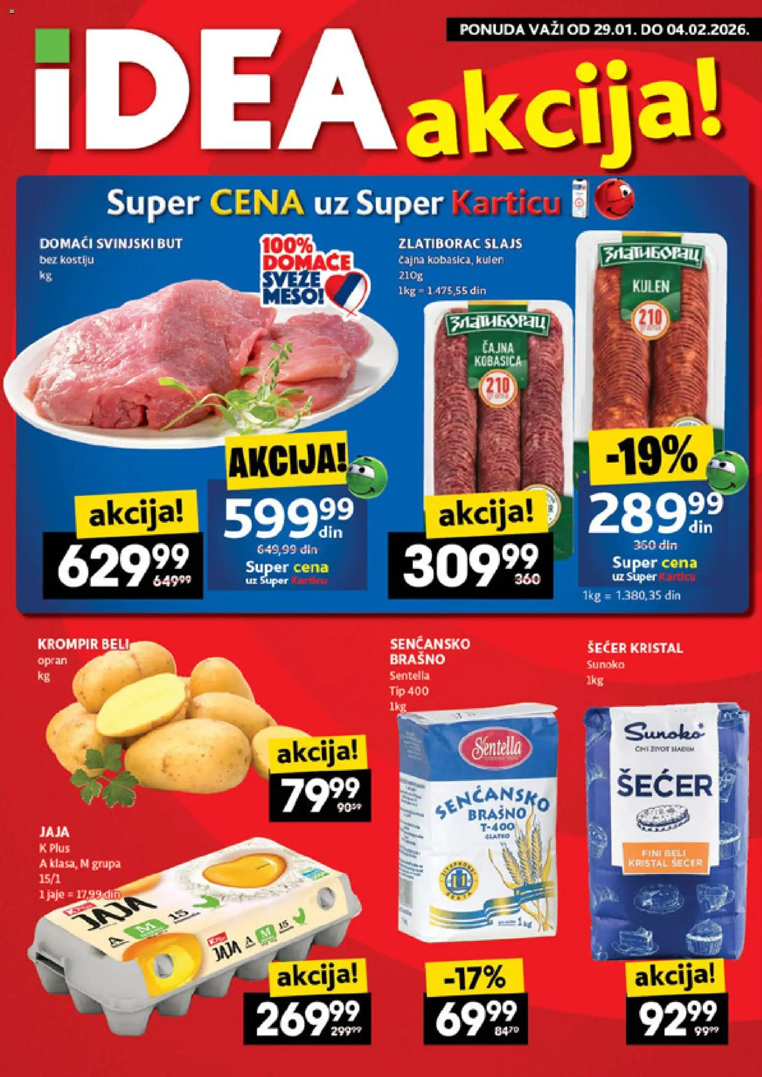 Pregled Idea kataloga - važi od 29.01.2026