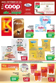 COOP - Tisza - Abc & Szuper megtekintése, amely érvényes 2025.10.24.-től