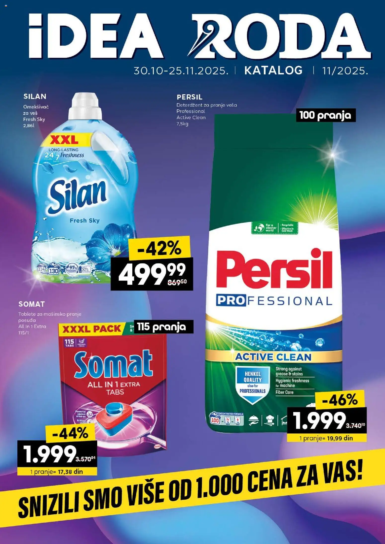 Pregled Roda kataloga - važi od 30.10.2025