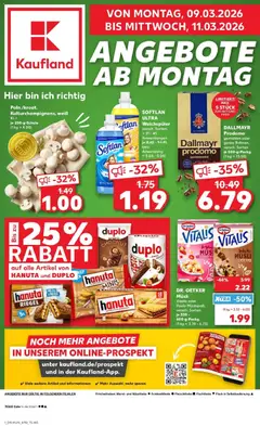 Vorschau von dem Prospekt des Geschäftes Kaufland, gültig ab dem 09.03.2026