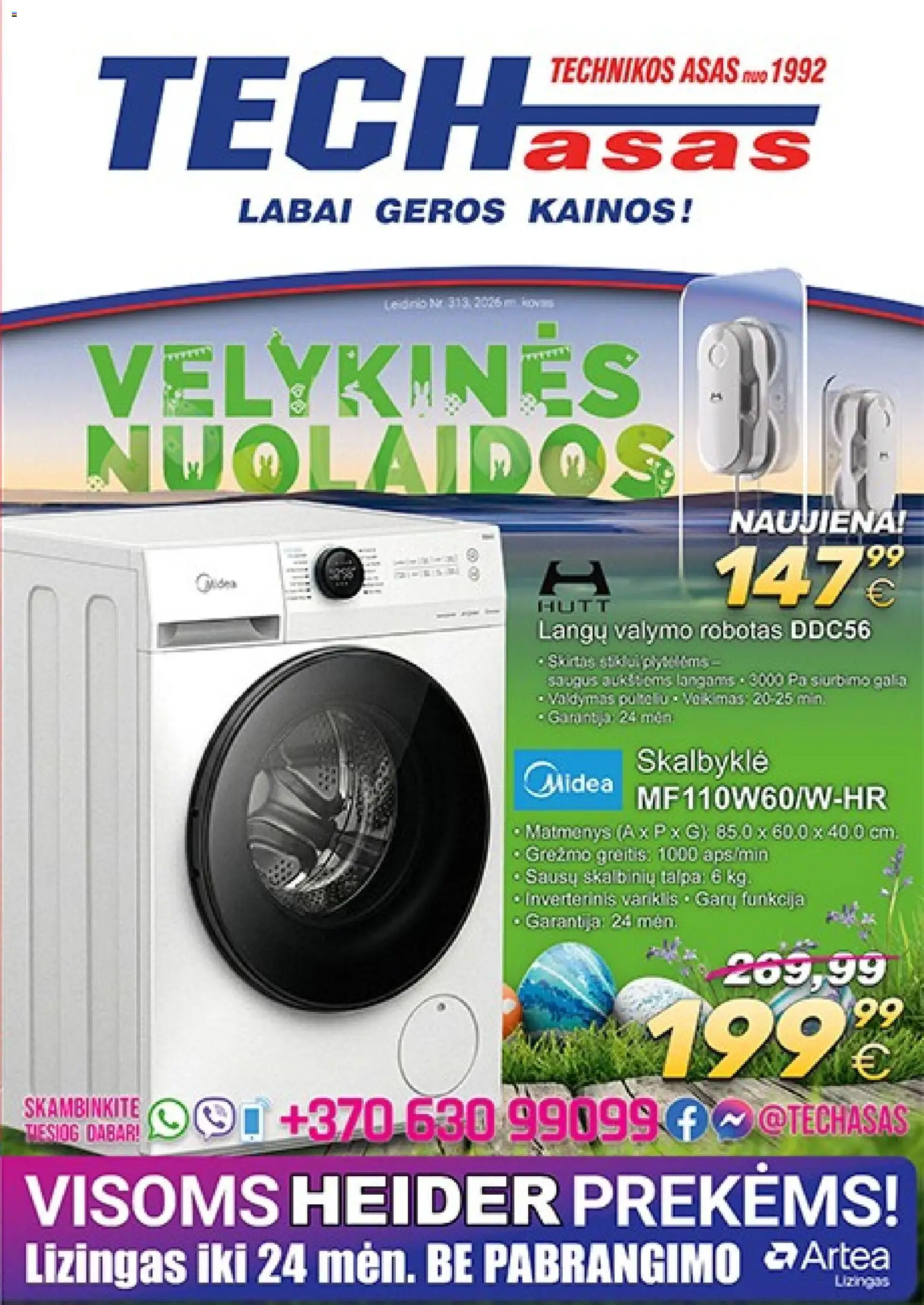 TECHasas parduotuvės leidinio TECHasas leidinys galiojančio nuo 2026.03.09 peržiūra