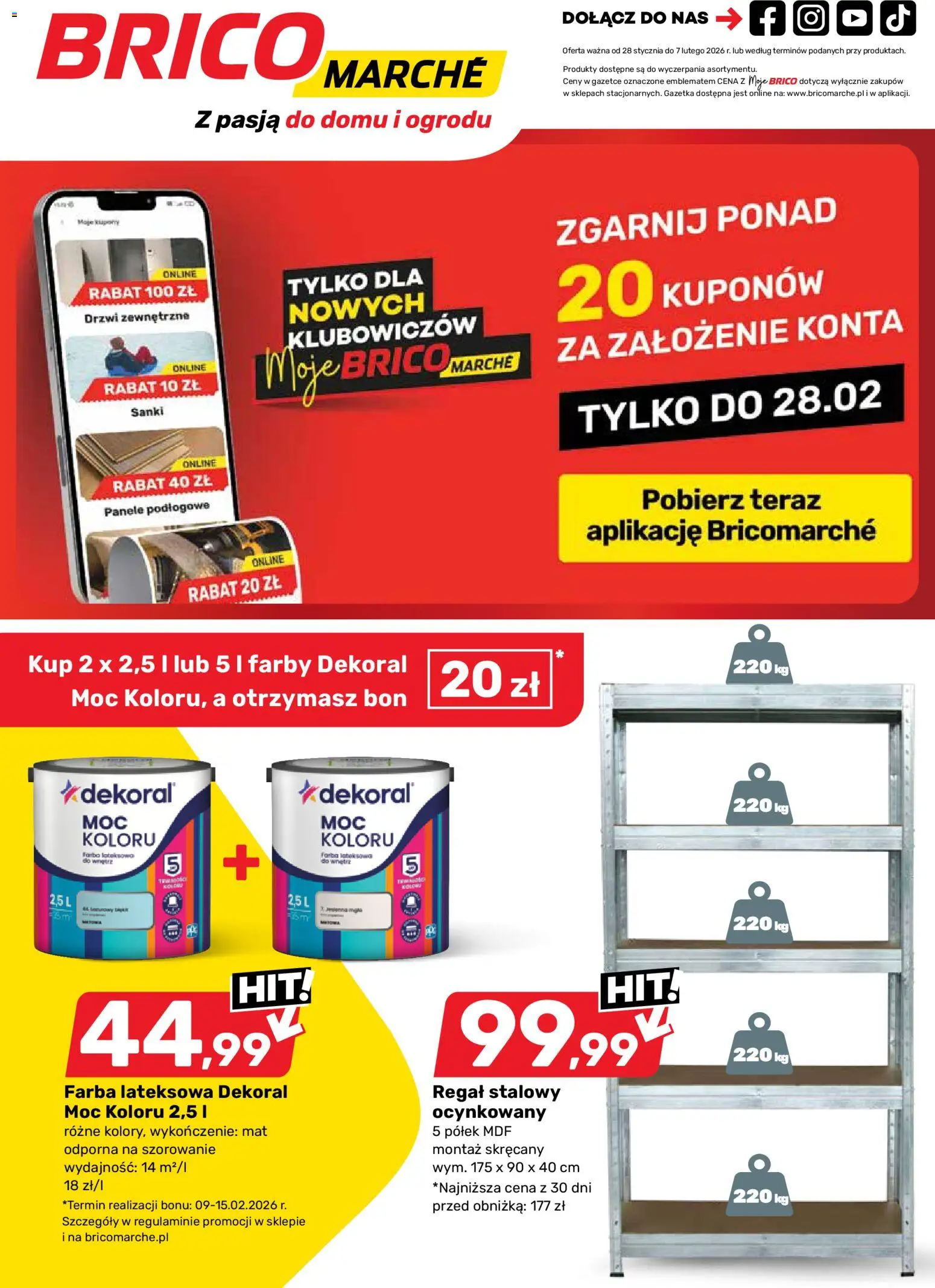 Pogląd gazetki "Gazetka" ze sklepu Brico Marché ważnej od 28.01.2026