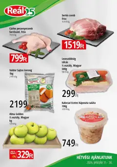 Reál - Bevásárló hétvége - Kisalföld megtekintése, amely érvényes 2026.01.15.-től