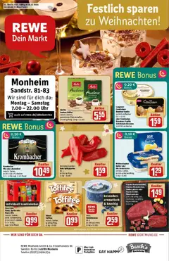 Vorschau von dem Prospekt des Geschäftes Rewe, gültig ab dem 15.12.2025