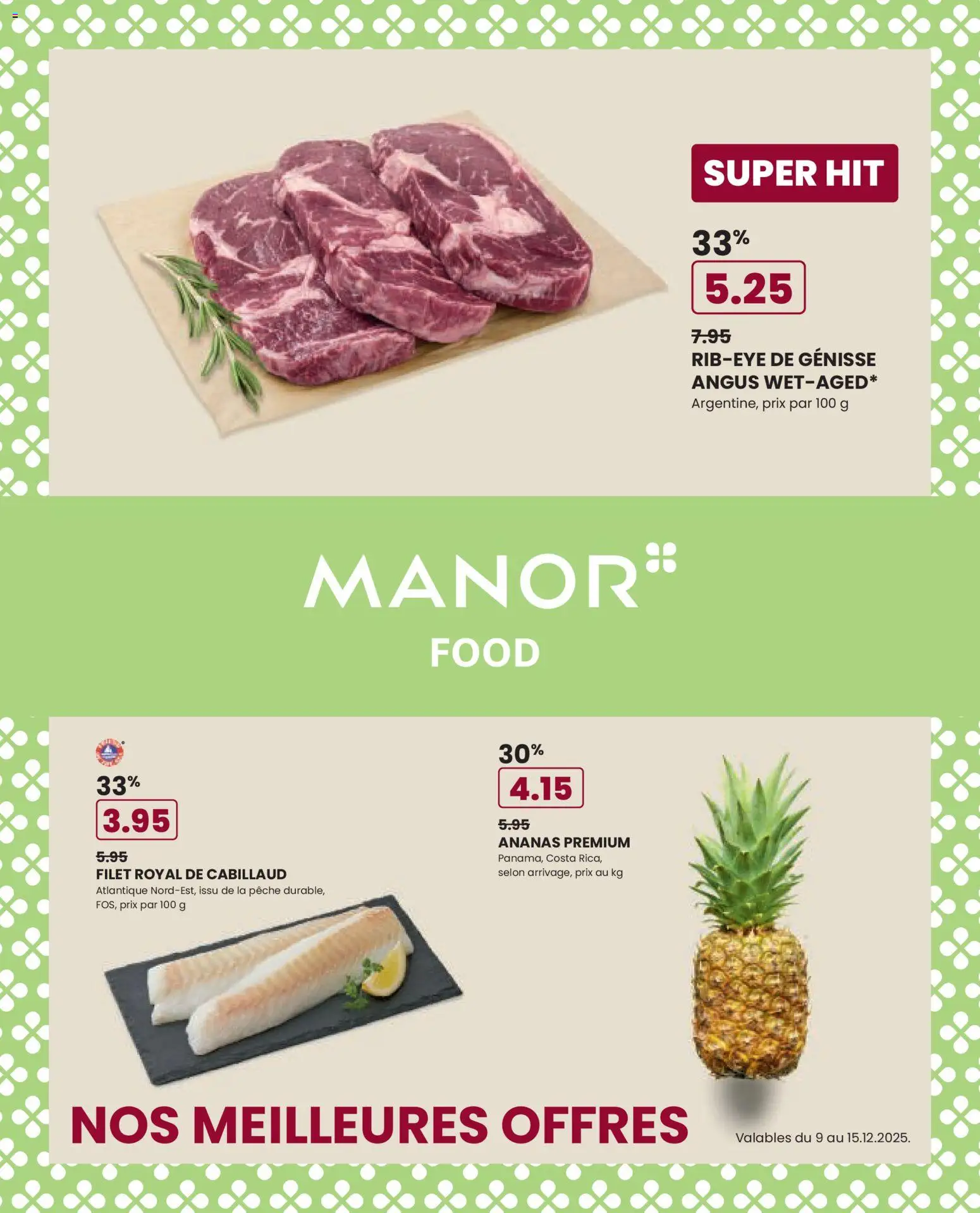 Vorschau des Merkblatts Aktionen FR vom Shop Manor gültig von 09.12.2025 bis 15.12.2025