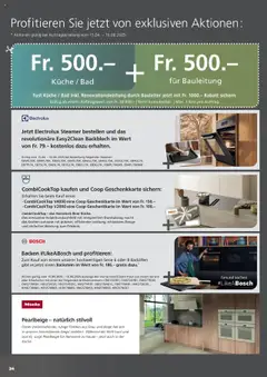 Vorschau des Merkblatts Prospekt KücheBad vom Shop Fust gültig von 05.05.2025 bis | Seite: 24