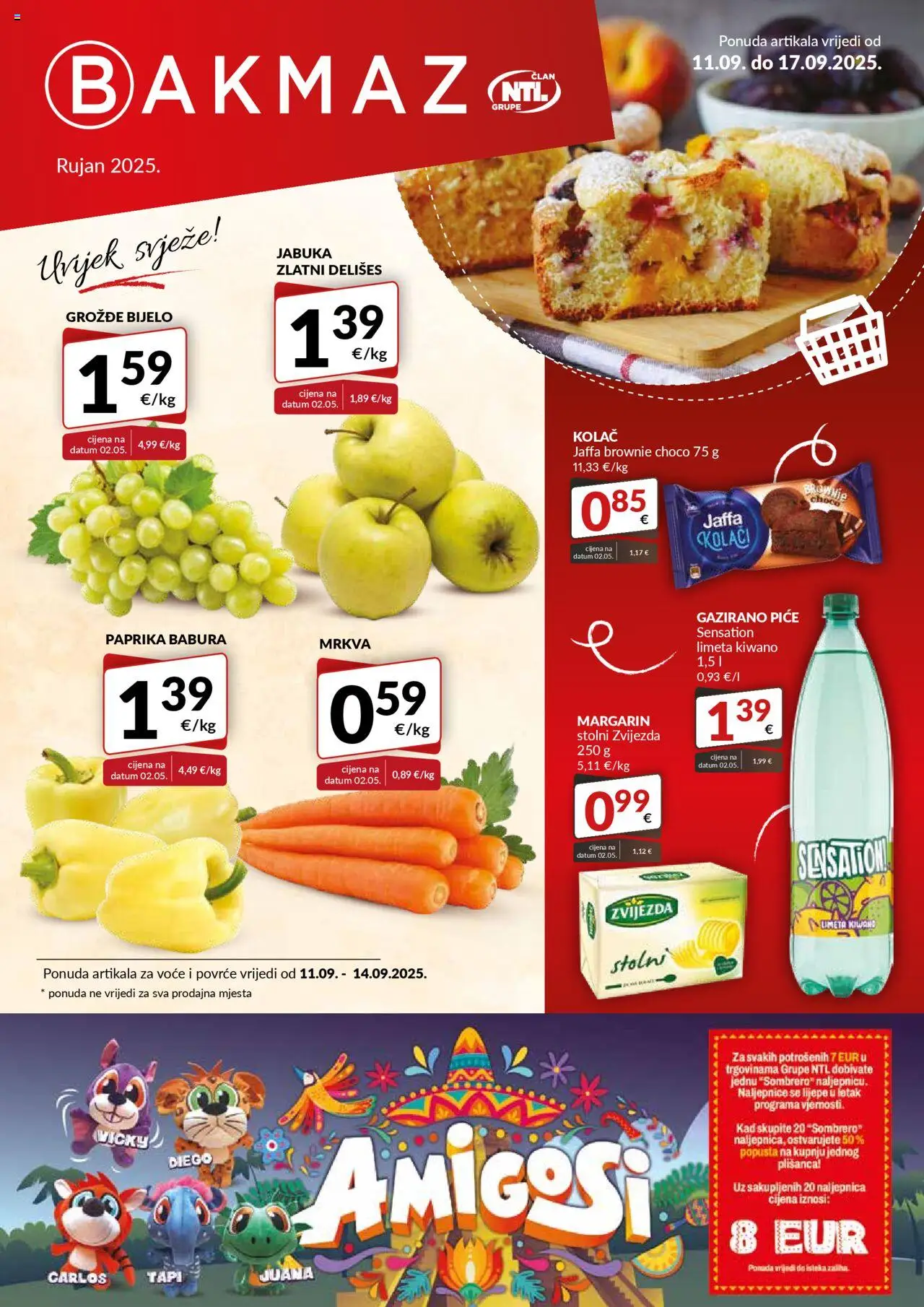 Bakmaz aktualni Katalog vrijedi od 11.09.2025 - tjedna akcija broj stranice 1