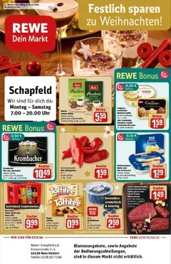 Vorschau von dem Prospekt des Geschäftes Rewe, gültig ab dem 15.12.2025