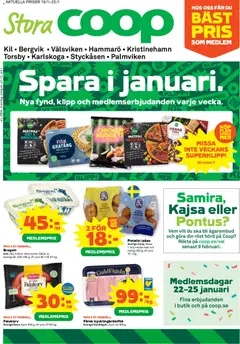 Förhandsgranska reklamblad Aktuella reklamblad Stora Coop från butik Stora Coop gäller från 19/01/2026